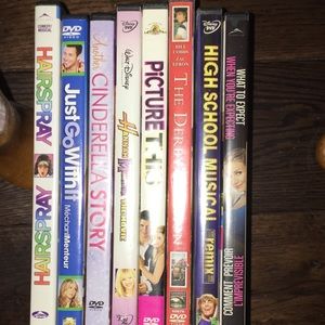 3/$25- 7 Disney/Family Movies DVD’s